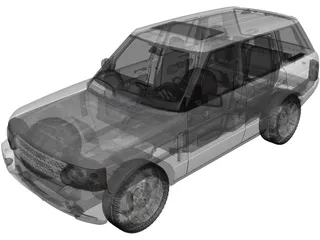 Range Rover Supercharged (2008) 3D Model preview