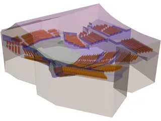 Berlin Philharmonie 3D Model preview