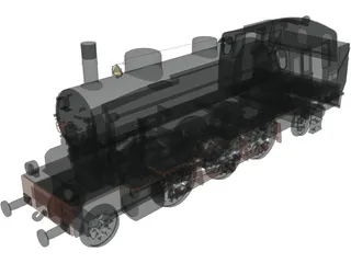 CC201 Locomotive 3D Model preview