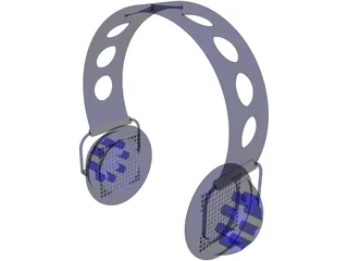 Headphones 3D Model preview