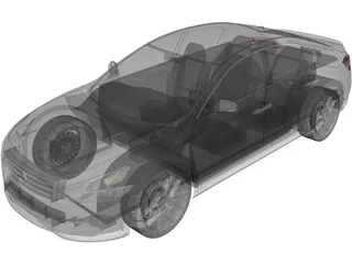 Nissan Maxima (2011) 3D Model preview