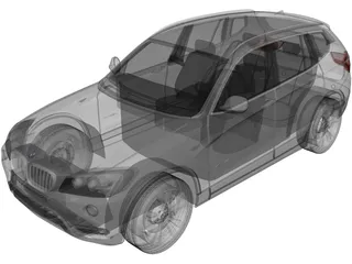 BMW X3 F25 (2012) 3D Model preview