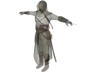 Assassin Creed Altair 3D Model preview