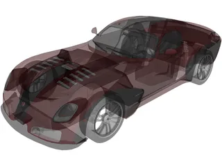 Devon GTX Prototype 3D Model preview
