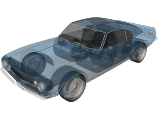 Chevrolet Camaro SS (1967) 3D Model preview