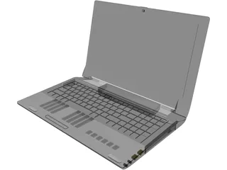 Asus Laptop 3D Model preview
