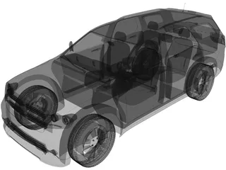 Dodge Durango (2011) 3D Model preview