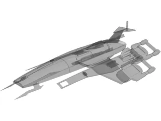Mass Effect Normandy SSV SR1 3D Model preview