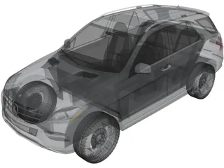 Mercedes-Benz ML 350 (2012) 3D Model preview
