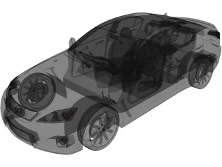 Lexus IS-F 3D Model preview