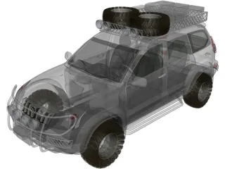 Toyota Land Cruiser 3D Model preview