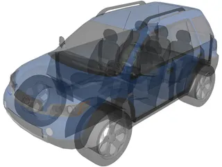 Toyota Rush 3D Model preview