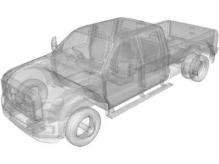 Ford F-550 Super Duty 3D Model preview