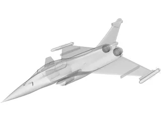 Dassault Rafale 3D Model preview