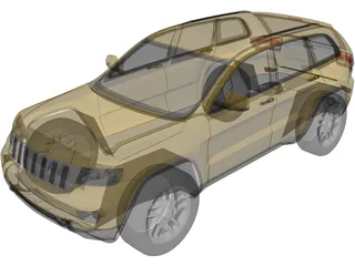 Jeep Grand Cherokee (2012) 3D Model preview