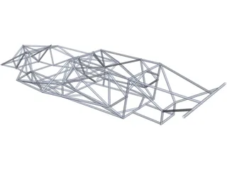 Porsche 917 Frame 3D Model preview