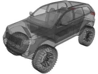 Jeep Grand Cherokee Off-Road Edition (2012) 3D Model preview