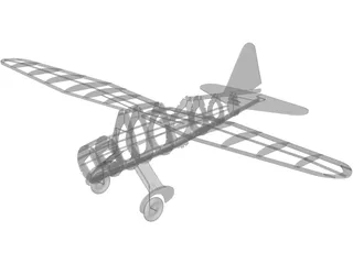 Westland Lysander 3D Model preview