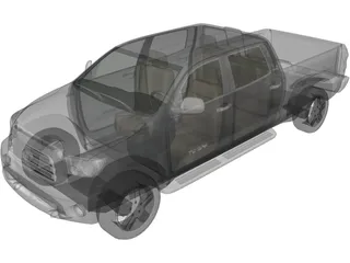 Toyota Tundra Pick Up (2008) 3D Model preview