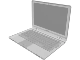 Dell Notebook 3D Model preview