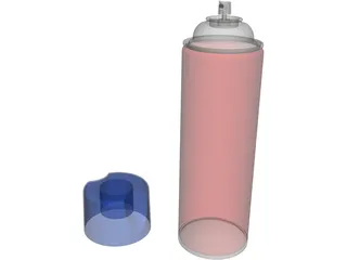 Paint Can 3D Model preview