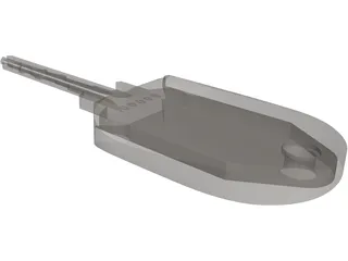 Bike Key 3D Model preview