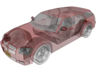 Dodge Magnum SRT8 3D Model preview