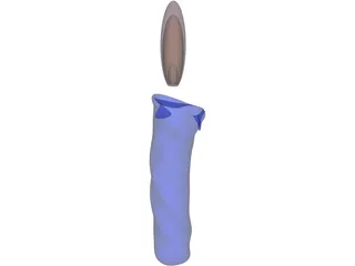 Candle 3D Model preview