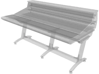Recording Studio Console 3D Model preview