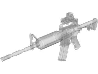 M16 3D Model preview