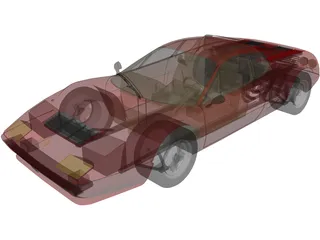Ferrari 512BB Berlinetta Boxer 3D Model preview