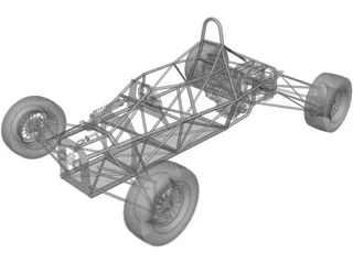 Chassis F600 3D Model preview