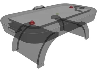Aero Hockey 3D Model preview
