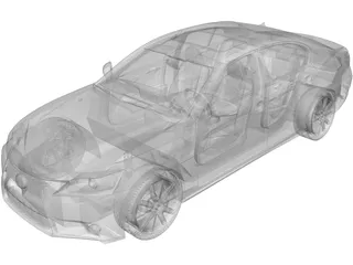 Lexus GS350 (2012) 3D Model preview