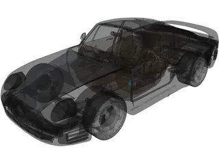 Porsche 959 (1987) 3D Model preview
