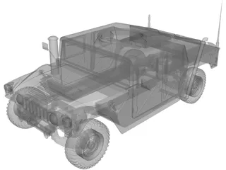 Hummer HMMWV 3D Model preview