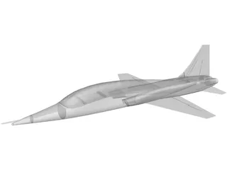Northrop T-38 Talon 3D Model preview