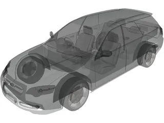 Subaru Outback 3D Model preview