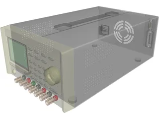 Instek Power Supply 3D Model preview