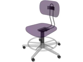 Chair Draftmans 3D Model preview