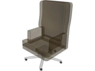 Chair Executive 3D Model preview