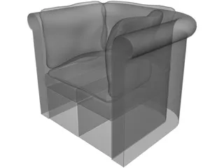 Chair Traditional 3D Model preview