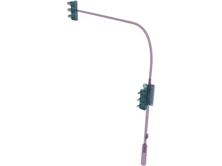 Traffic Light 3D Model preview
