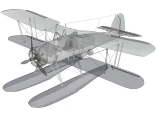 Fairey Swordfish 3D Model preview