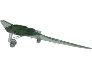 Horten Ho 229 A-1 3D Model preview