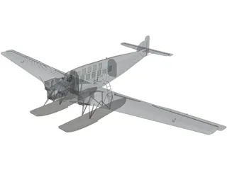 Junkers Ju G 24 3D Model preview