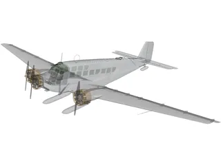 Junkers Ju 52 G5 3D Model preview