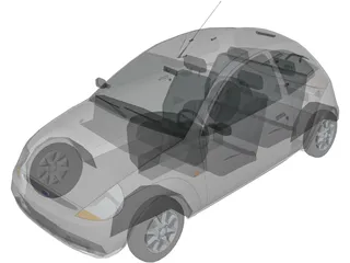 Ford Ka 3D Model preview