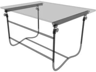 Table Drafting 3D Model preview