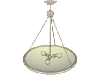 Lamp Hanging 3D Model preview